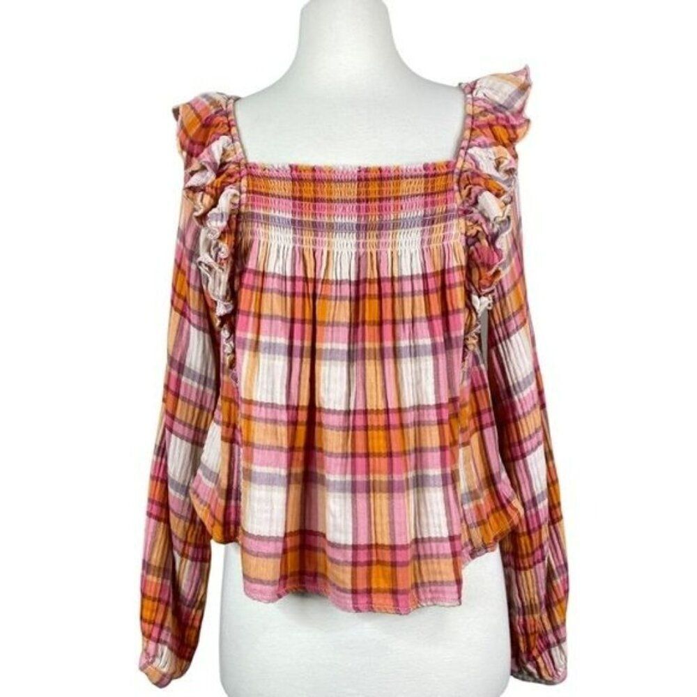 Free People Long Sleeve Top Tea Combo Size Extra Small NWT